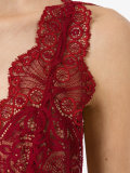 sheer lace midi dress