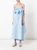 knot detail off-the-shoulder dress