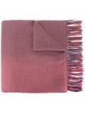 dégradé fringed scarf