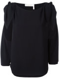 cut-out detail blouse