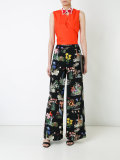 nature print trousers 