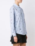 printed striped shirt