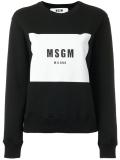 logo print sweatshirt