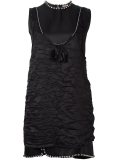 embellished creased dress