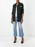 Love patch military jacket