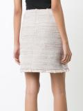 button detailing skirt