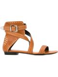 buckled strap sandals
