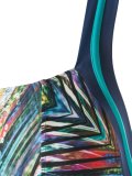 abstract print swimsuit