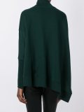 high neck pointy sweatshirt