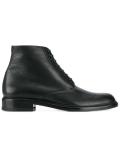 Lace-Up Leather Derby Boots 