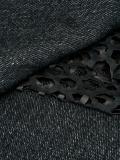 lasered leather scarf
