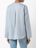 striped chest pocket shirt