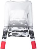 'Dégradé Graphic Print'T恤