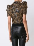 puff sleeve knit top