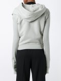 off-centre zip hoodie