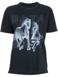 horse print T-shirt