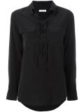 lace-up blouse