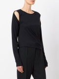 Cut-out sweater