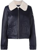 shearling collar aviator jacket