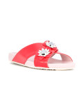 slippers with flowers