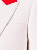 contrast collar blazer