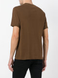 button detail T-shirt