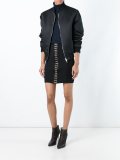 hook-eye fastening mini skirt