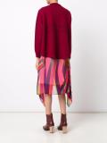 reversible striped cardigan