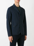 P-lastic water resistant blazer
