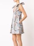 floral print flared dress