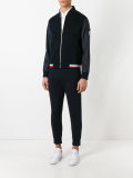 mix media baseball jacket 