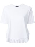 ruffled hem T-shirt 
