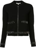 embellished pocket cardigan