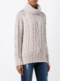studded roll neck jumper