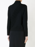 ribbed trim jumper 