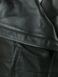 asymmetric sleeveless jacket