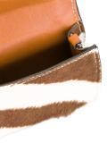 zebra pattern crossbody bag