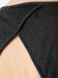 panelled knit blouse