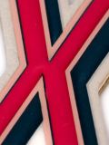 'X'皮革贴纸