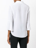 fluted sleeve blouse