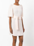 belted mini dress