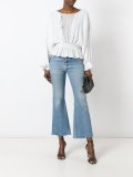 ruffled blouse