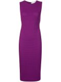 perforated bodycon dress