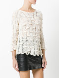 open knit jumper