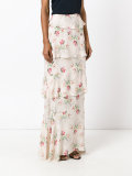 floral print skirt 