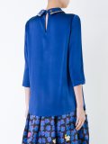 embellished collar blouse