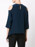 shoulder cutout blouse