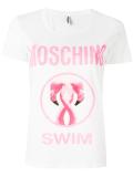 flamingo print T-shirt