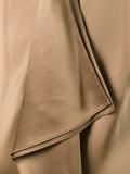 ruffle detail midi dress