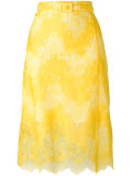 belted lace skirt